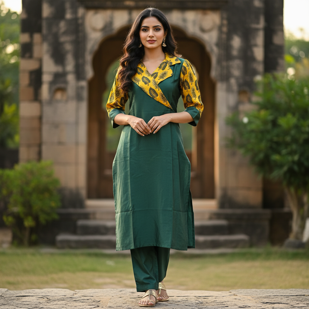 Priyabhi One Piece Green